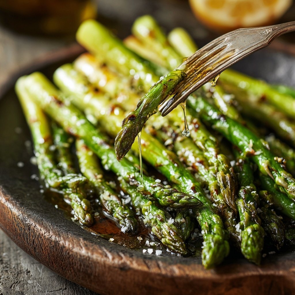 Grüner Spargel Aus Dem Ofen