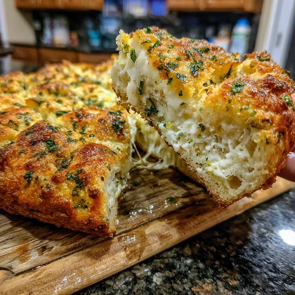 Zupfbrot Mit Käse Und Kräutern
