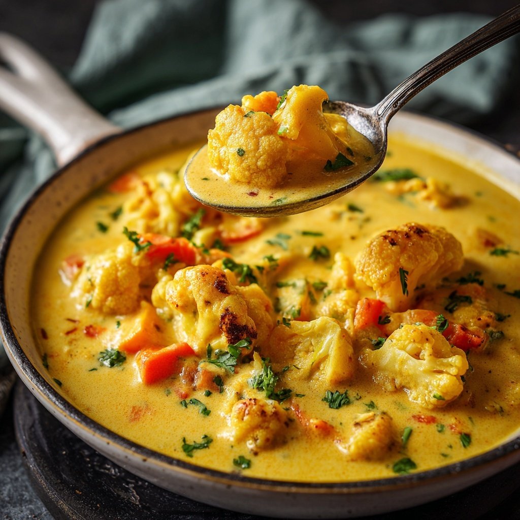 Blumenkohl Curry Mit Kokosmilch