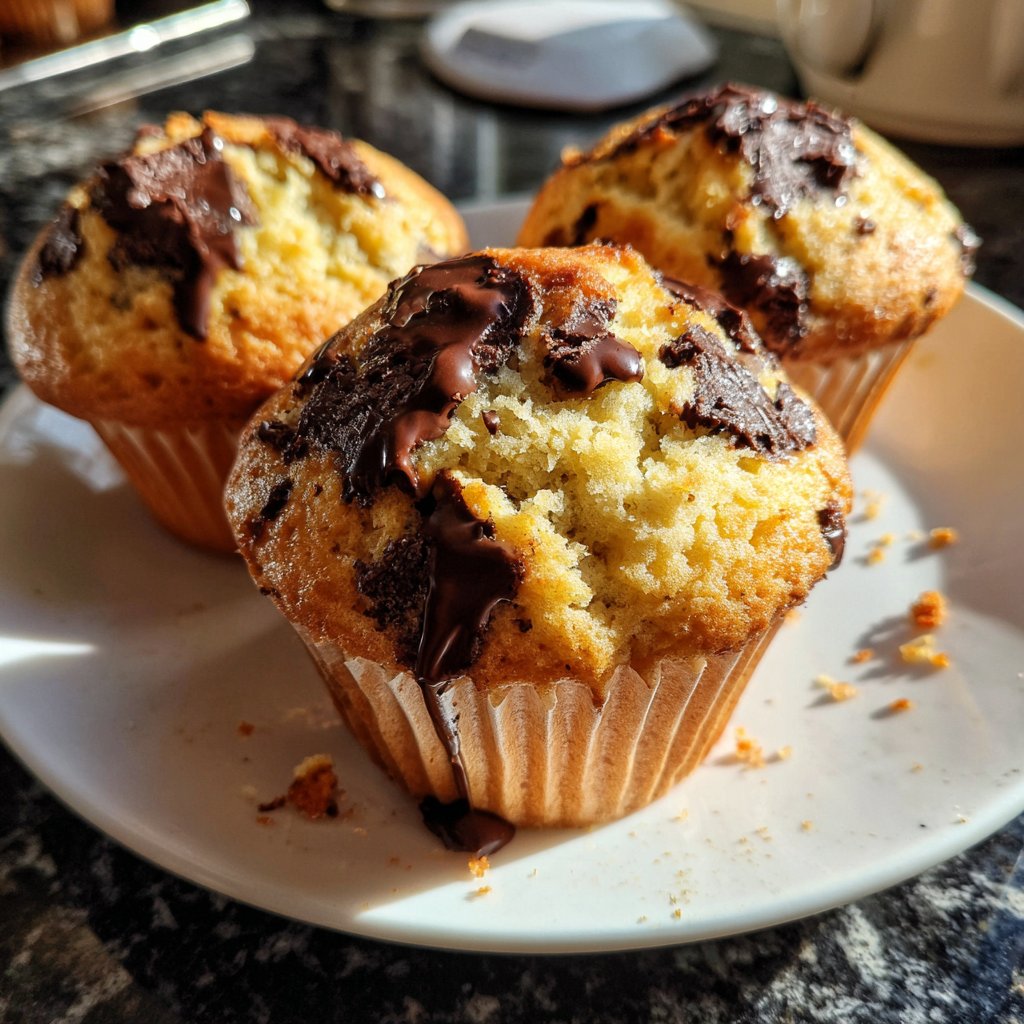 Muffins mit Schokostücken extra