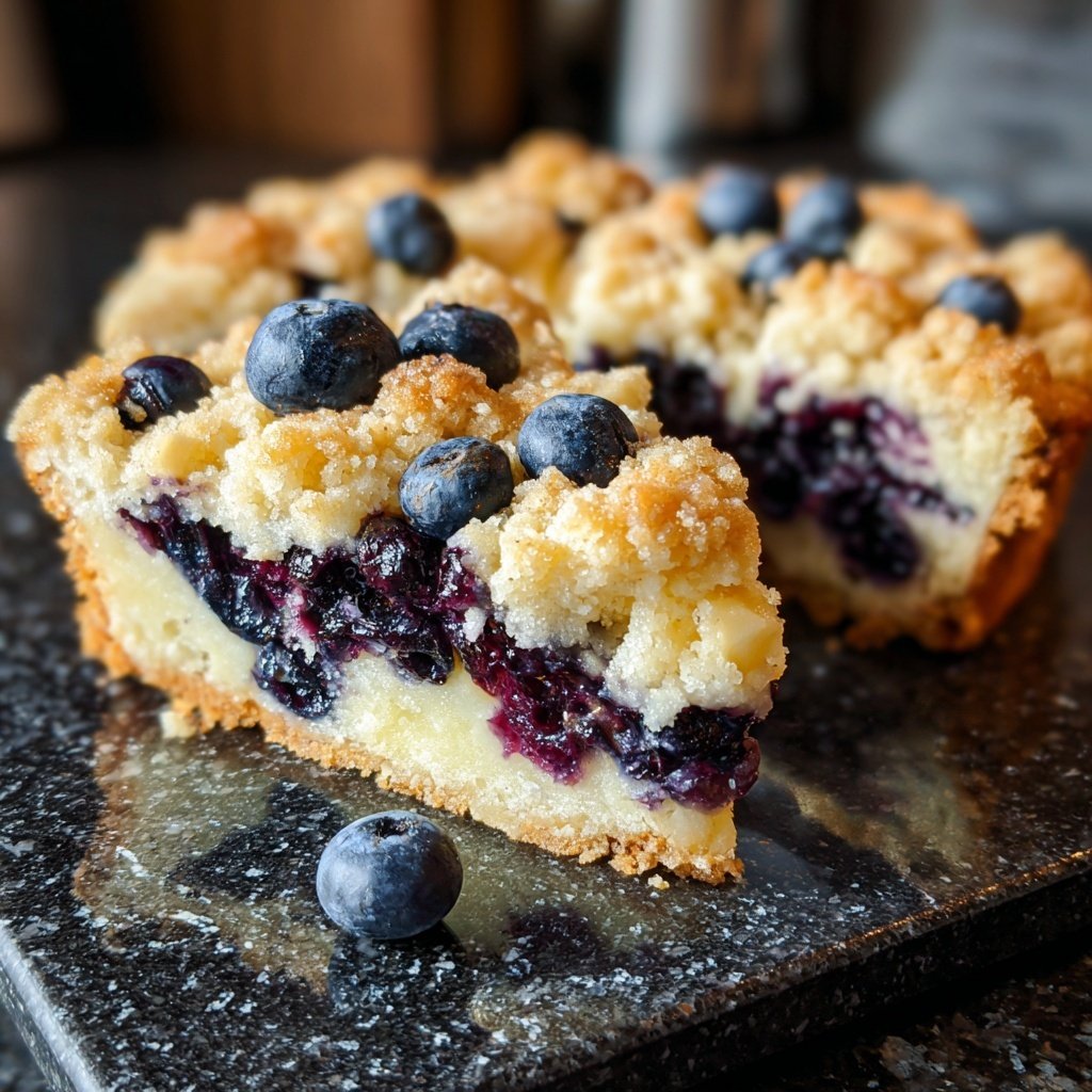 Streuselkuchen Mit Heidelbeeren
