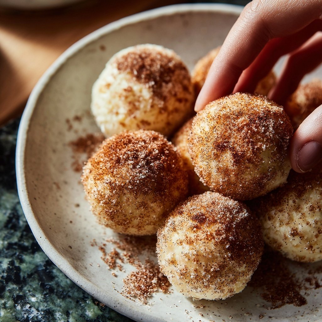 Quarkbällchen mit Zimt-Zucker