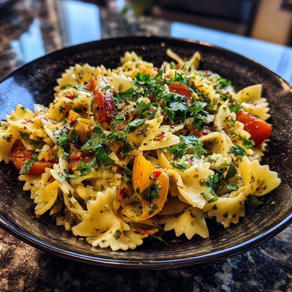 Mediterraner Nudelsalat Mit Sellerie