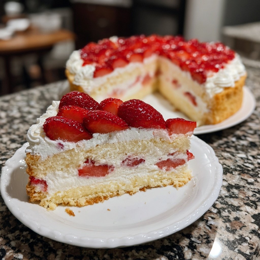 Erdbeer Schmand Kuchen Klassisch